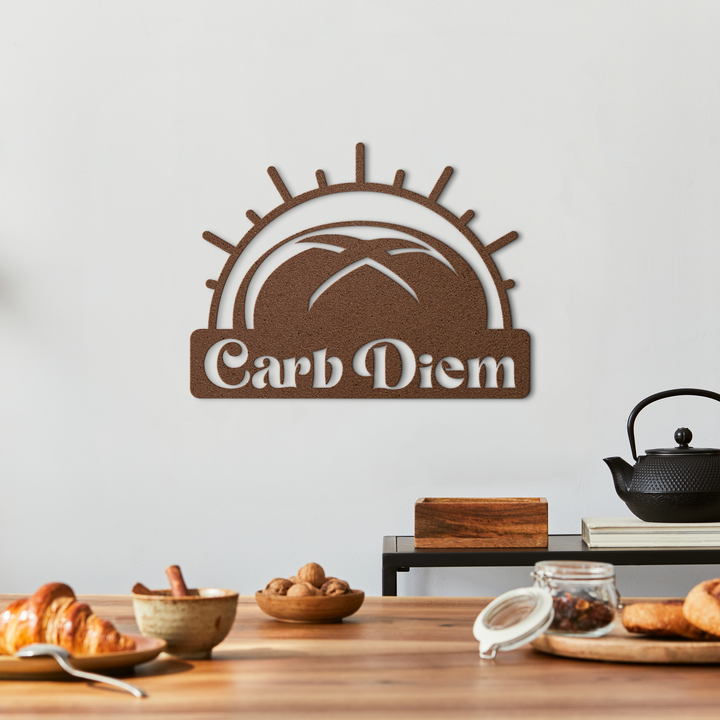 Carb Diem Metal Wall Art