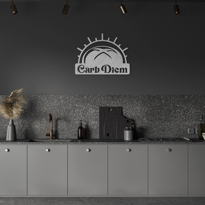 Carb Diem Metal Wall Art