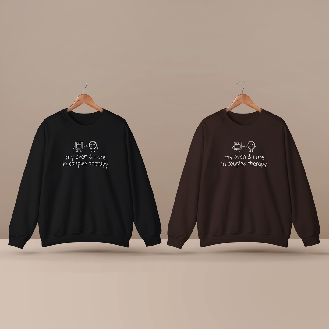 Couples Therapy With Oven Crewneck Sweatshirt