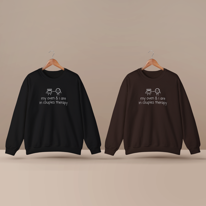 Couples Therapy With Oven Crewneck Sweatshirt