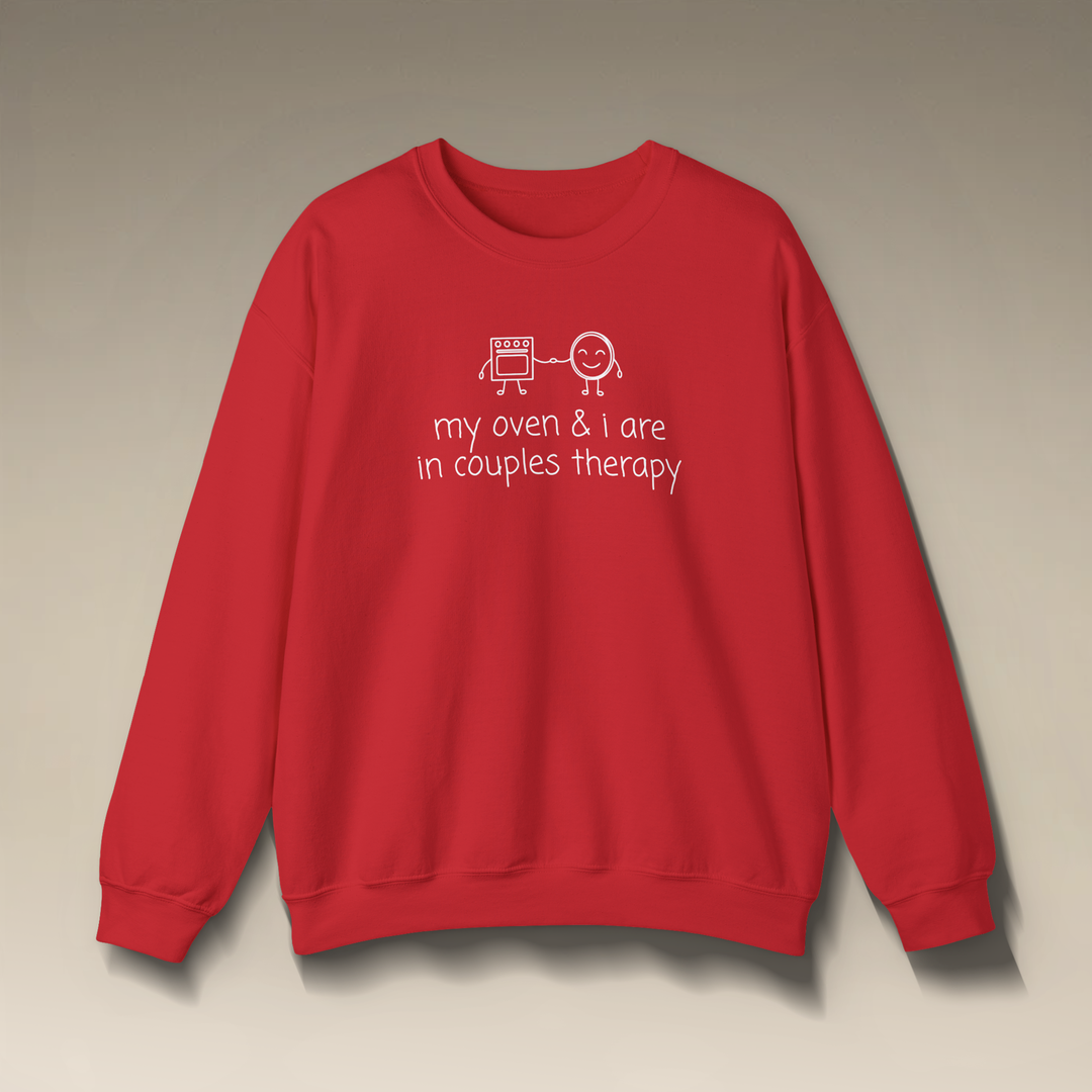 Couples Therapy With Oven Crewneck Sweatshirt