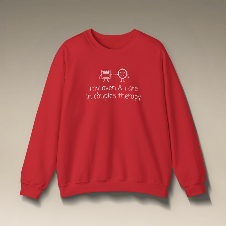 Couples Therapy With Oven Crewneck Sweatshirt