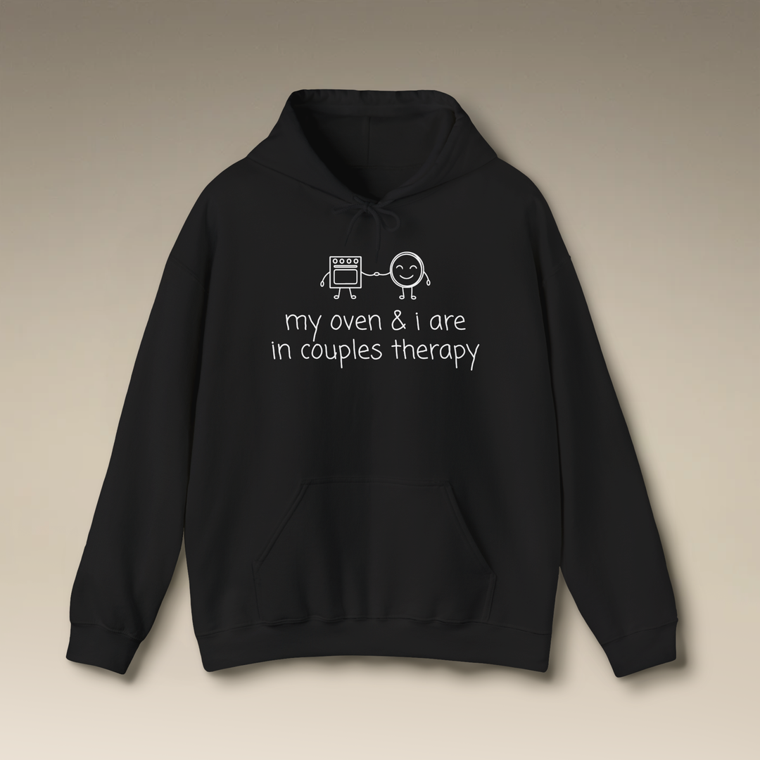 Couples Therapy With Oven Heavy Blend Hoodie