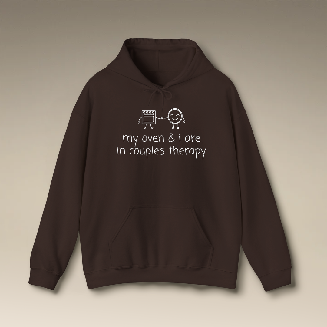Couples Therapy With Oven Heavy Blend Hoodie