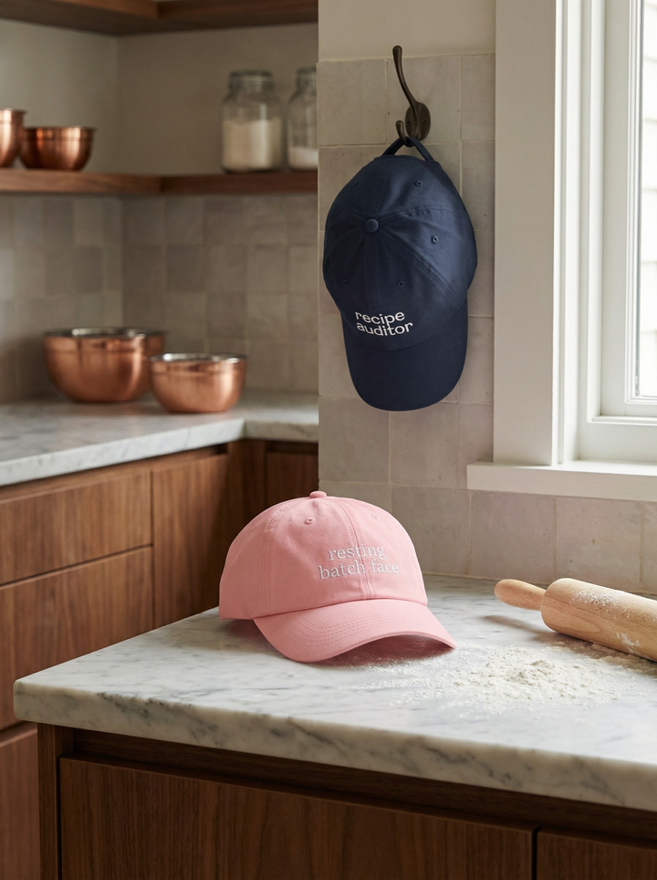 Resting Batch Face Embroidered Hat