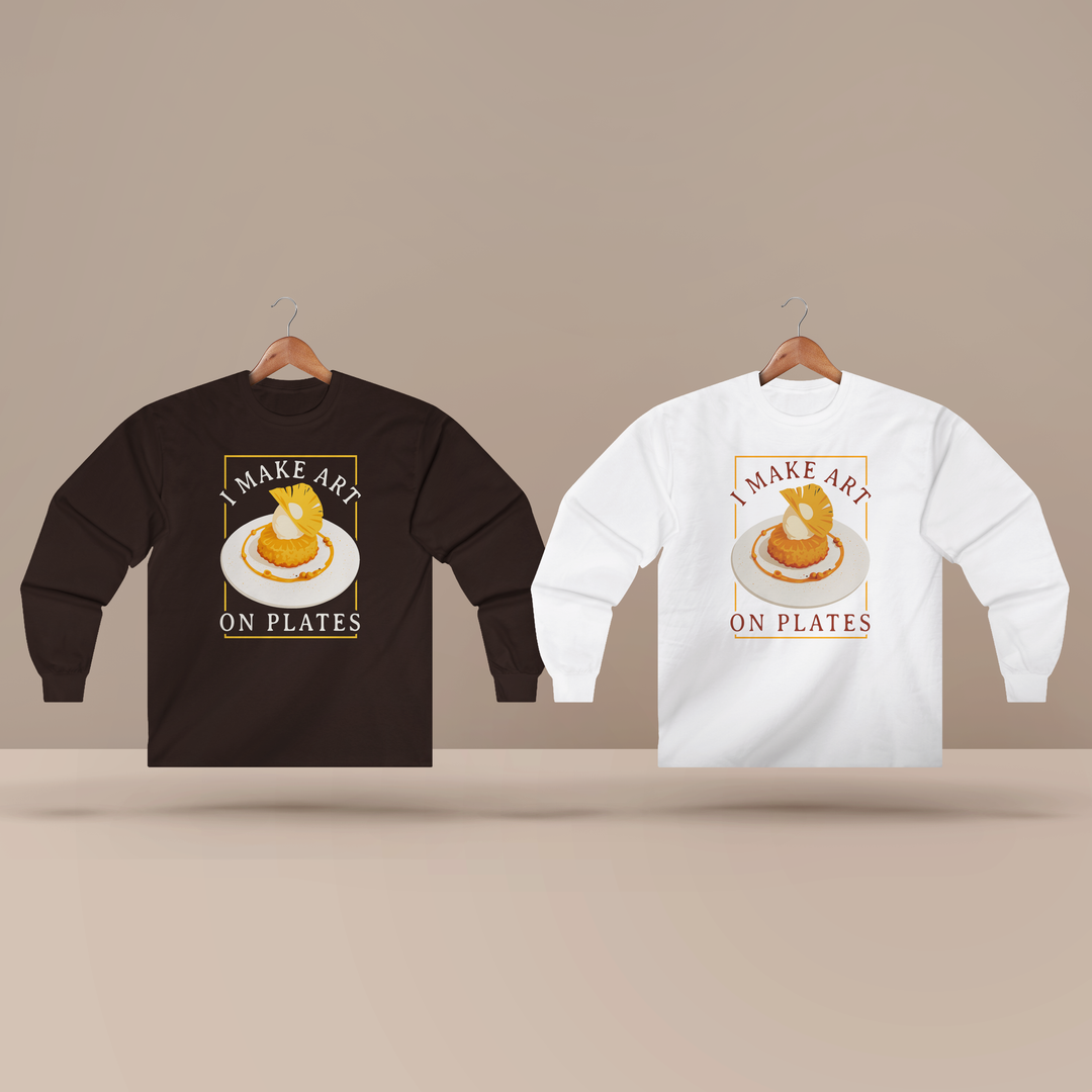 I Make Art on Plates Long Sleeve T-Shirt