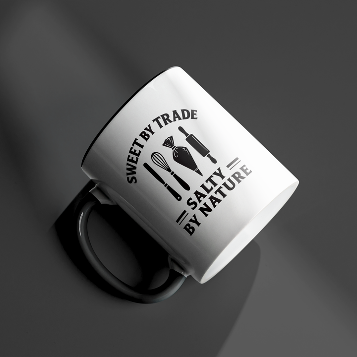 Sweet by Trade Salty by Nature Color Accent Mug