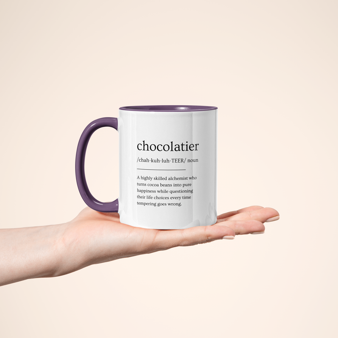 Chocolatier Definition Color Accent Mug