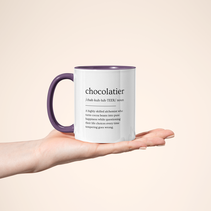 Chocolatier Definition Color Accent Mug