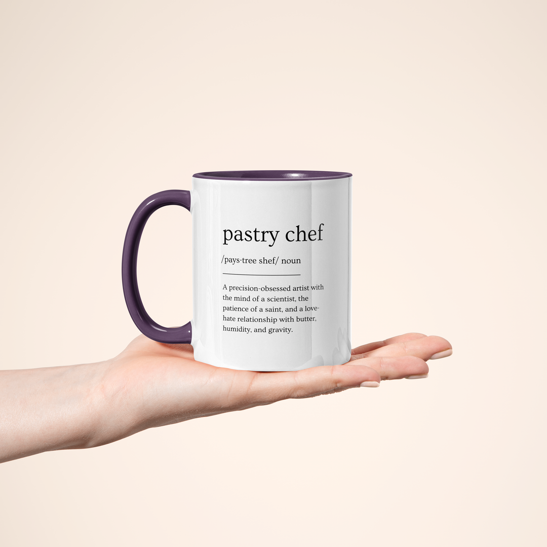 Pastry Chef Definition Color Accent Mug