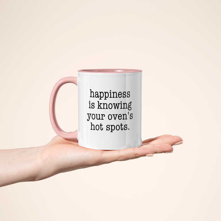 Knowing Your Oven's Hot Spots Color Accent Mug