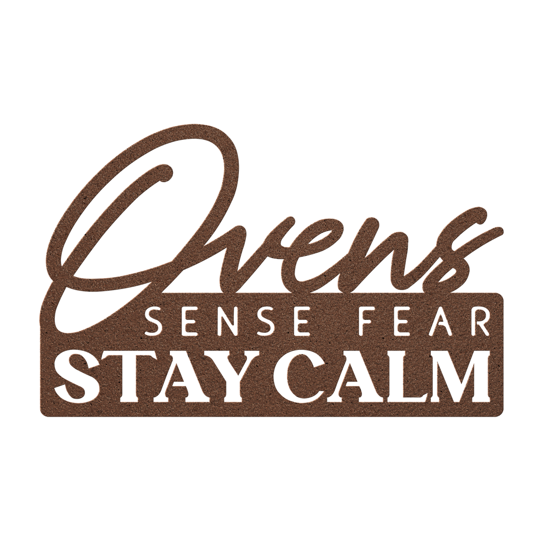 Ovens Sense Fear Metal Wall Art