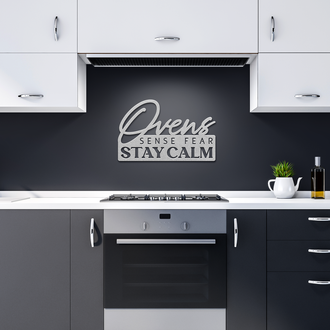 Ovens_Sense_Fear_Metal_Wall_Art_Silver_Dark_Kitchen_Mockup.png