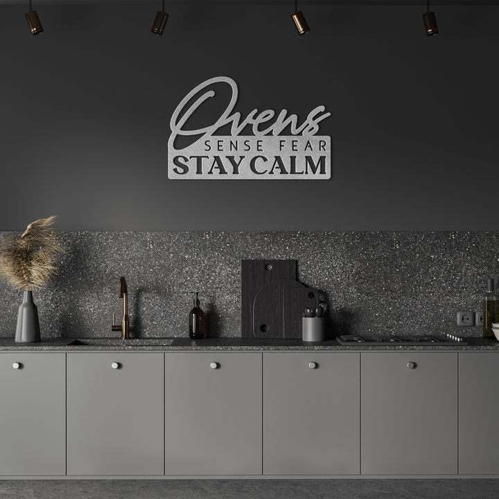Ovens Sense Fear Metal Wall Art