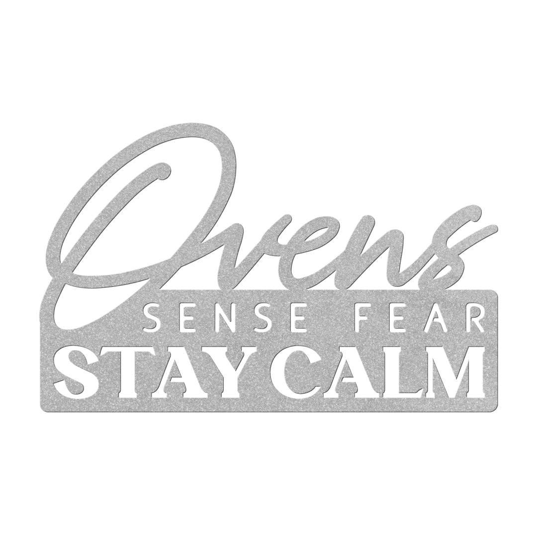 Ovens Sense Fear Metal Wall Art