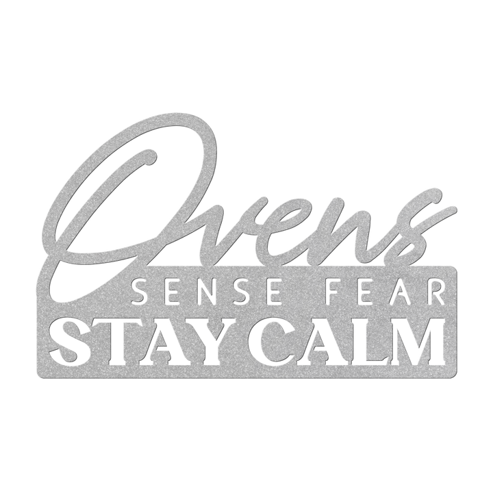 Ovens Sense Fear Metal Wall Art