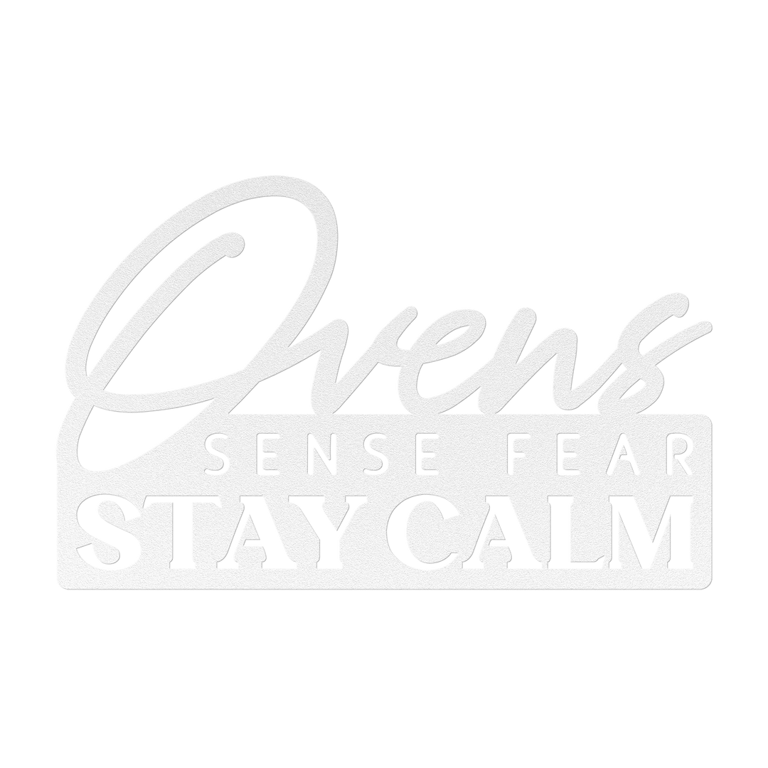 Ovens Sense Fear Metal Wall Art