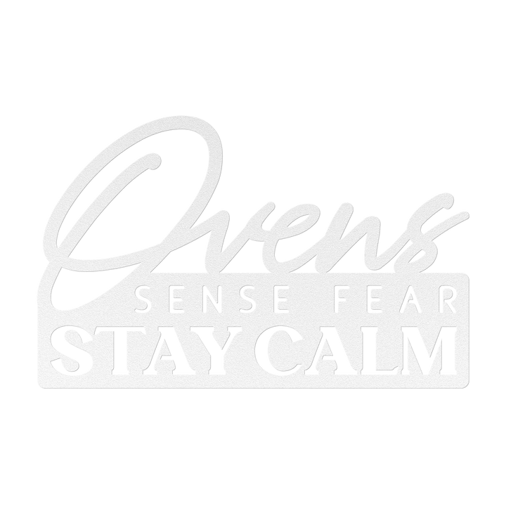 Ovens Sense Fear Metal Wall Art