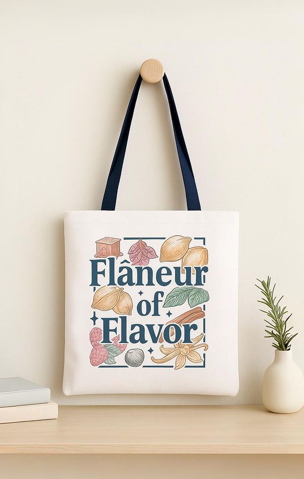 Flâneur of Flavor Tote Bag