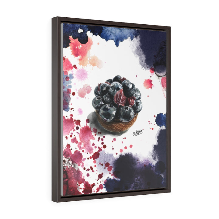 Mirtille Watercolor Small Framed Canvas