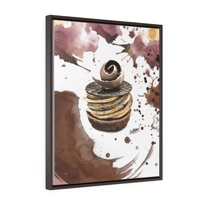 Mille Paris-Brest Watercolor Large Framed Canvas