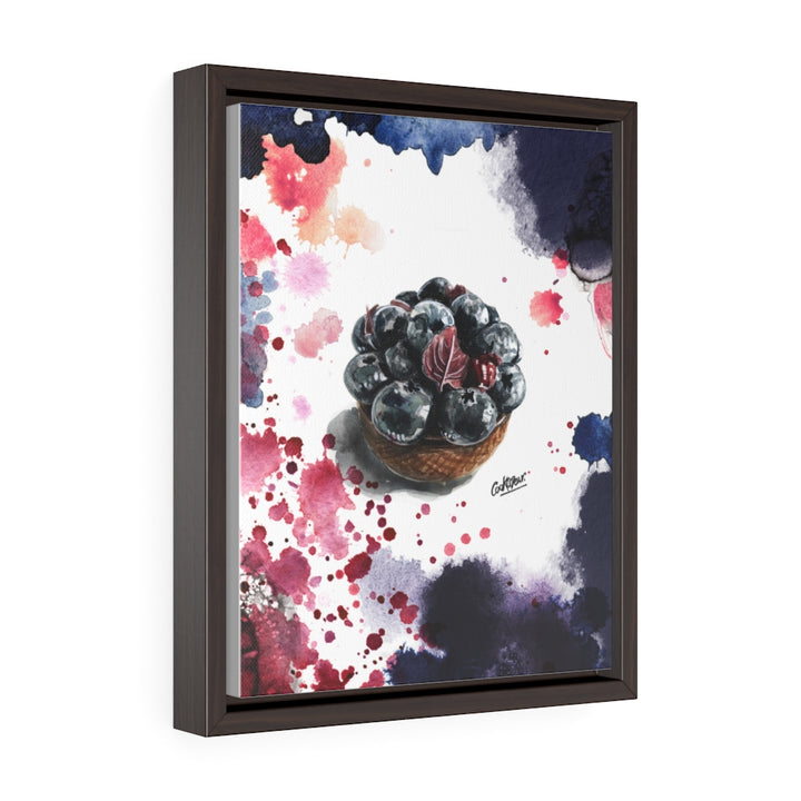 Mirtille Watercolor Small Framed Canvas