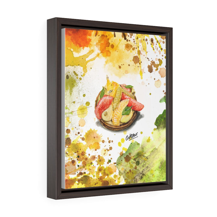 Tarte Agrume Watercolor Small Framed Canvas