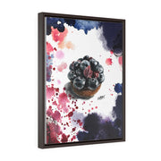Mirtille Watercolor Large Framed Canvas