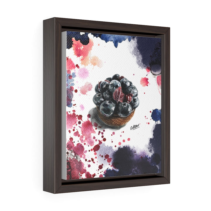 Mirtille Watercolor Small Framed Canvas