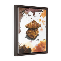 Viennoiseries Watercolor Small Framed Canvas