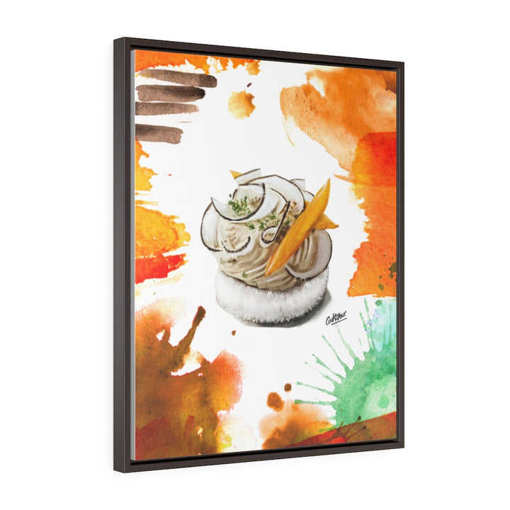 ChouCoco Watercolor Large Framed Canvas
