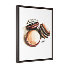 Macarons Small Framed Canvas