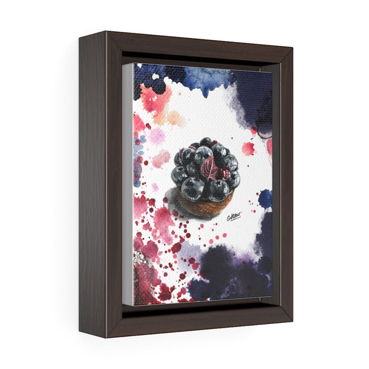 Mirtille Watercolor Small Framed Canvas