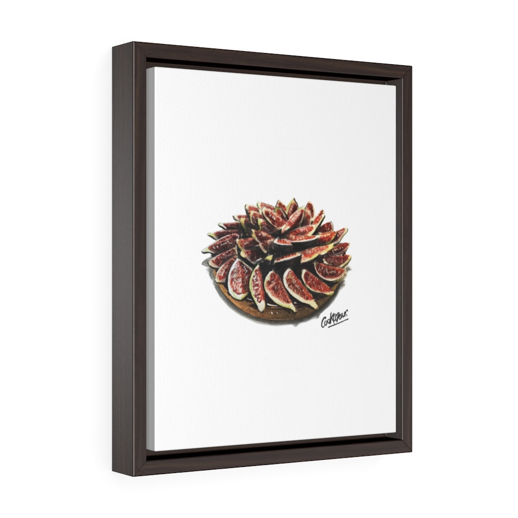 Tarte Aux Figues Small Framed Canvas