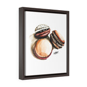 Macarons Small Framed Canvas