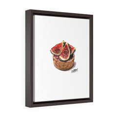 Tarte Figues Small Framed Canvas