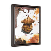 Viennoiseries Watercolor Small Framed Canvas