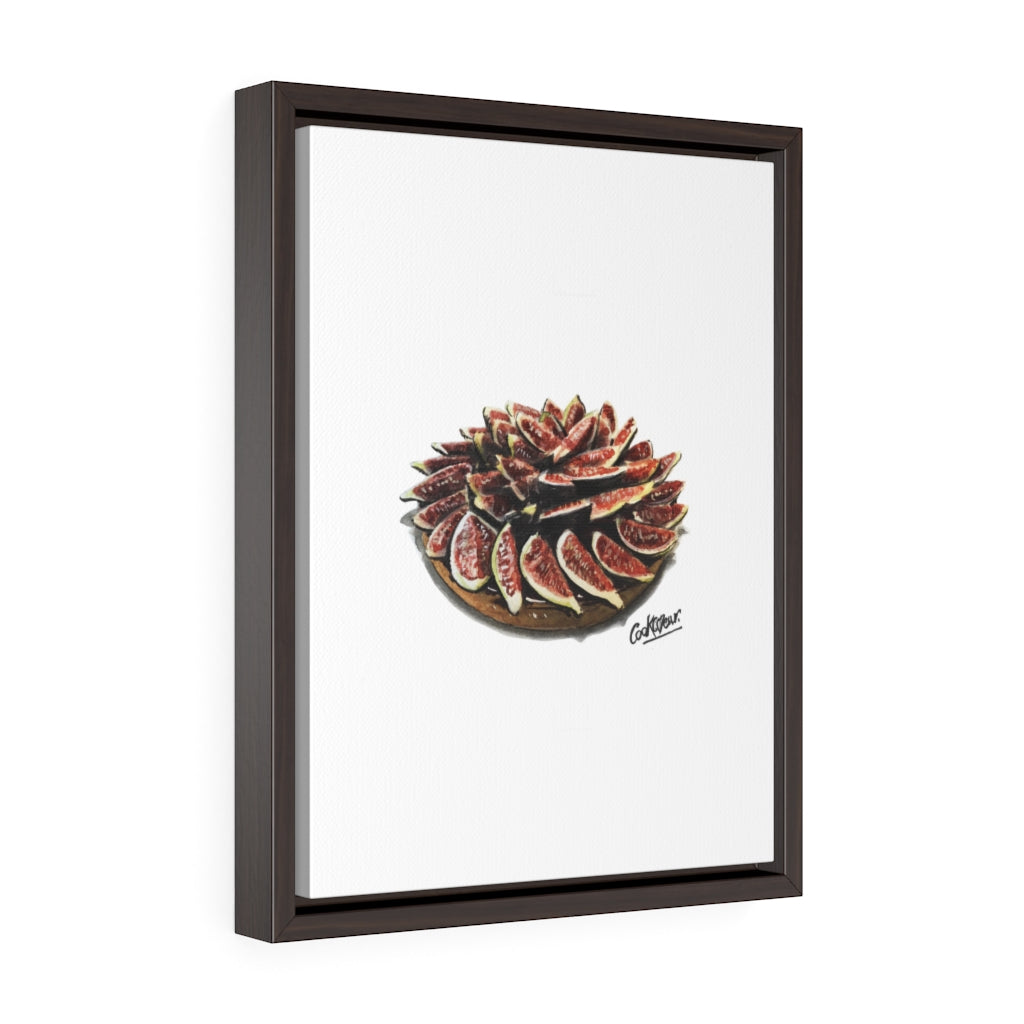 Tarte Aux Figues Small Framed Canvas