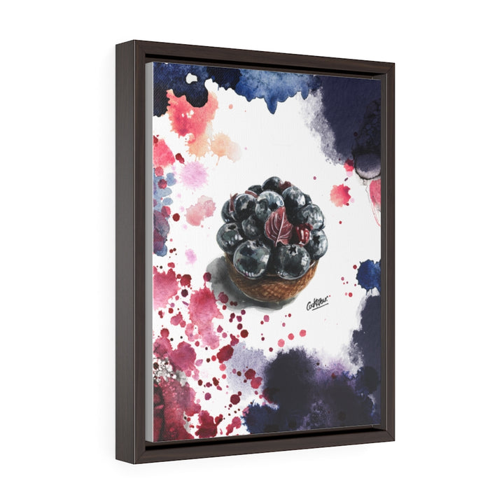 Mirtille Watercolor Small Framed Canvas