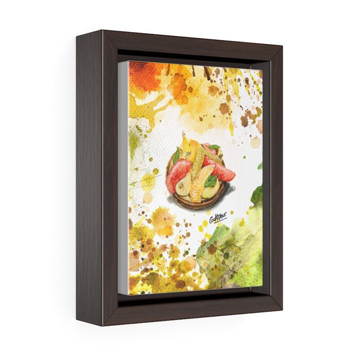 Tarte Agrume Watercolor Small Framed Canvas