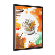 ChouCoco Watercolor Large Framed Canvas