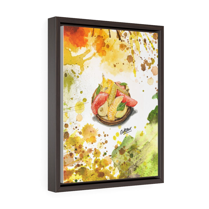 Tarte Agrume Watercolor Small Framed Canvas