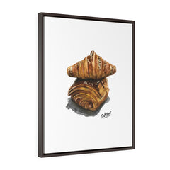 Viennoiseries Large Framed Canvas