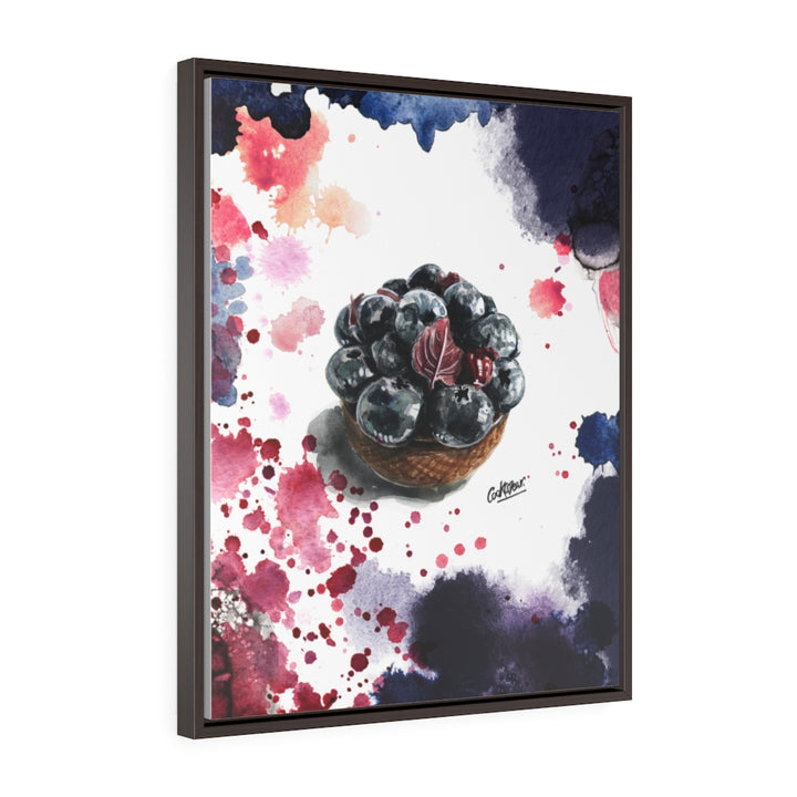 Mirtille Watercolor Small Framed Canvas